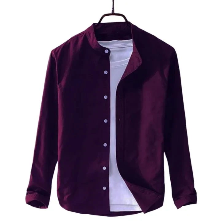 Men’s Trendy Long Sleeve Formal Shirt – Stylish & Sharp Look