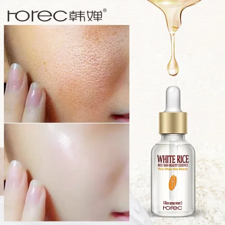 ROREC White Rice Skin Beauty Serum - Anti-Aging, Pore Minimizer & Brightening (15ml)