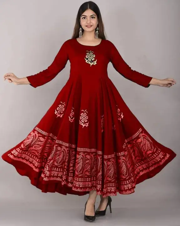 Exclusive Long Gown Kurti for Stylish Women & Girls – 1 Piece