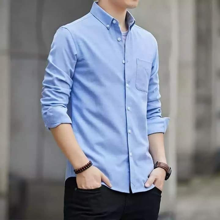 Oxford Cotton Long Sleeve Shirt for Men – CHANDNIS WORLD