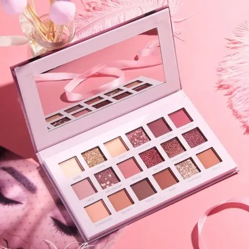 18 Colors Eyeshadow Palette – Glitter & Matte Makeup Eye Shadow Palette for Women Professional Use