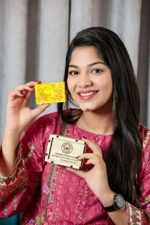 Zafran Handmade Soap 100g – Raw Hand-Cut Herbal Soap