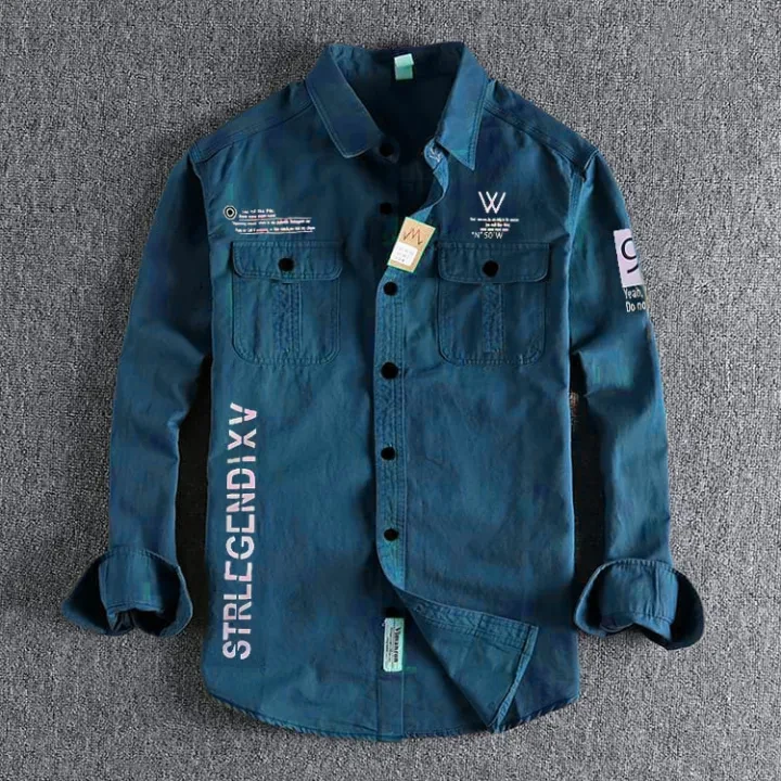 Premium Quality Long Sleeve Design Shirt For men's