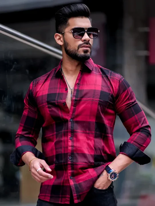 Men’s Heavyweight Fleece Long Sleeve Shirt – Warm & Durable
