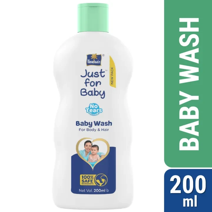 Parachute Just for Baby Wash 200ml – Gentle Tear-Free Baby Skin Cleanser online in BD