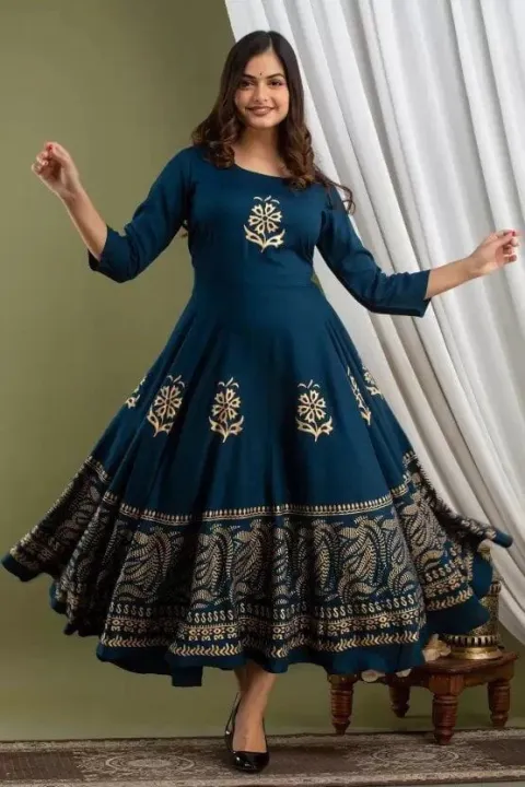 New Exclusive Long Gown Kurti 1 Piece for Stylish Women & Girls