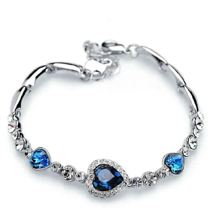 Titanic Heart of Ocean Bracelets for Women | Blue