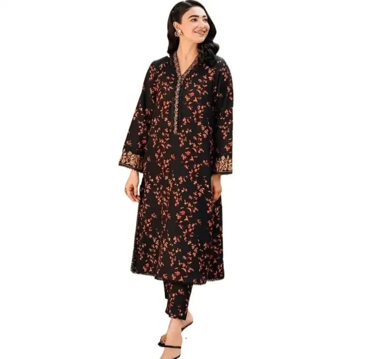 Premium Multi-Color Trendy Readymade 2 Piece Shalwar & Pyjama Set for Women