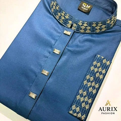 Baha Premium Blue? Panjabi. Panjabi for man's, Bring yours one now. Aurix Fashino