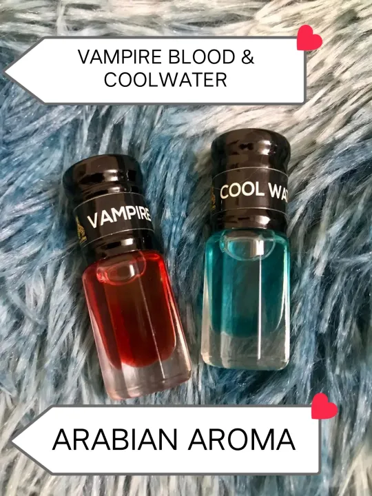 Vampire Blood & Cool Water 2pcs Combo 3ml Premium Hottest Perfume Attar of the Year